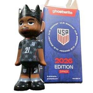 Ghostwrite 2026 USMNT US Soccer Tim Weah 100% Art Toy Figure Limited Edition